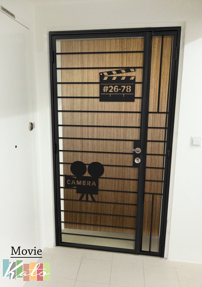 My Digital Lock Hdb Gate Factory Selling Laser Cut 3d Hdb