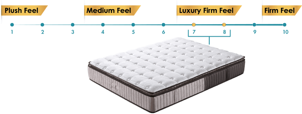 My President Mattress selling 7 Zone Pocket Spring Mattress / OEM for 4 ...