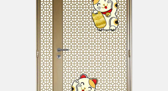 Lucky Cat Katoon Kato 3D Gate 4×7 Feet