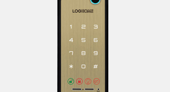 Loghome Galaxy Shine Rim Digital Lock Saturn Gold