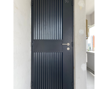 Louver Privacy Mild Steel Gate 3x7 feet