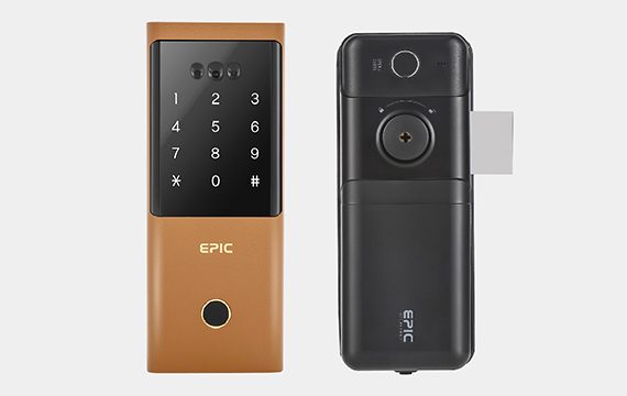 EPIC 8G Face Recognition Nara Sika Brown Leather Smartphone Digital Lock