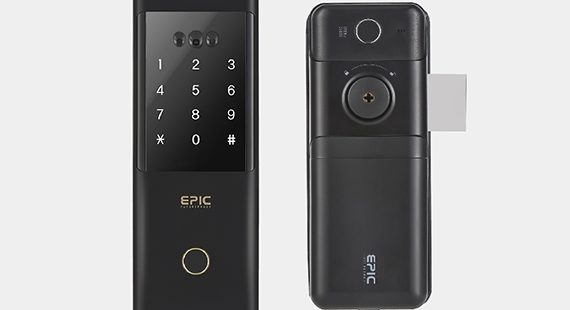 EPIC 8G Face Recognition Tokyo Fuji Black Leather Smartphone Digital Lock