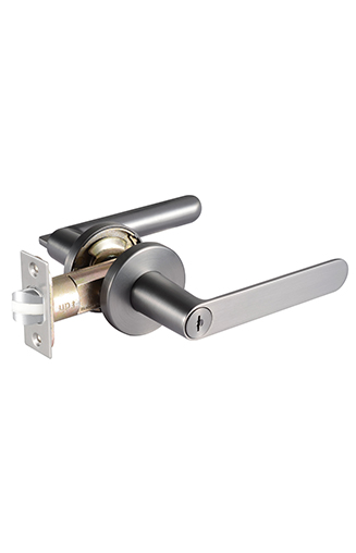 Lacasa 8331 Metallic Gun Grey Designer Bedroom Lever Lock