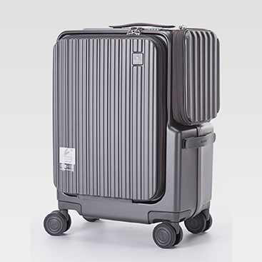 Moorgen Business Boarding Case Lugguage In Metallic Gun Grey