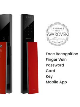 Moorgen T5 Swarovski Crystal Digital Lock (Ferrari Red)