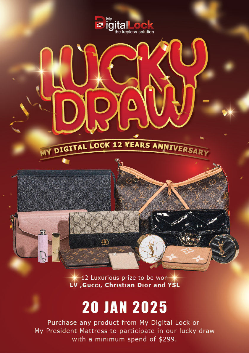 Mydigitallock - Lucky Draw Banner