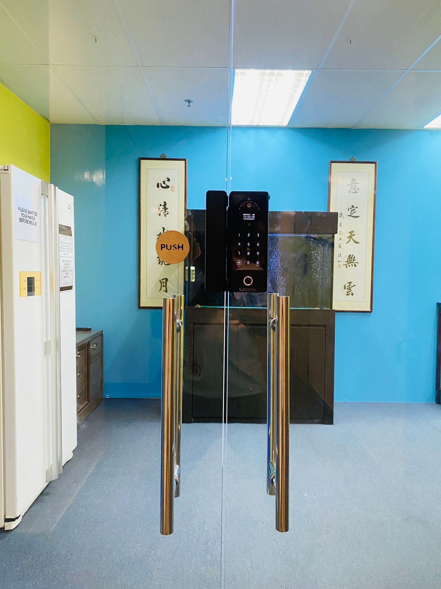 Glass Digital Lock for Glass Doors