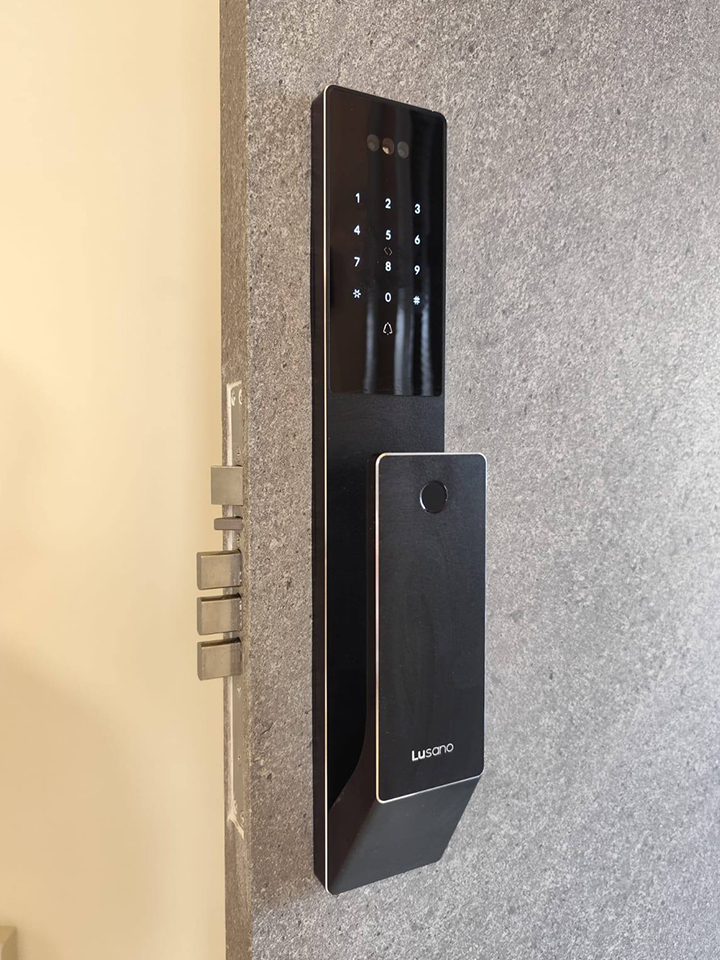 Lusano Space X Smart Door Lock - (Mika Black)