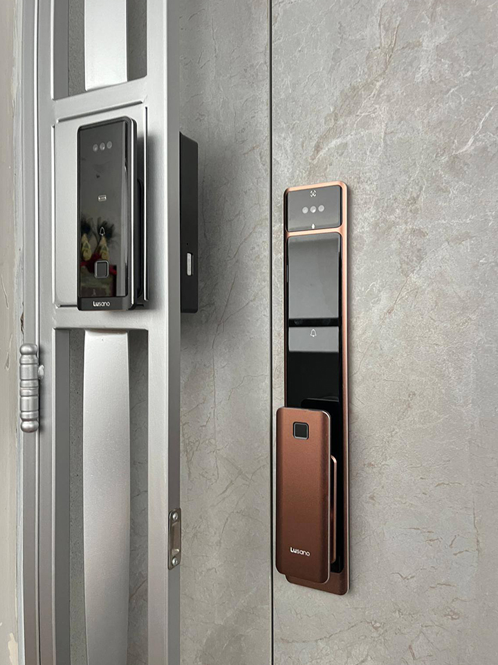 MyDigitalLock - Ultra-Slim-Coffe-brown-Installation