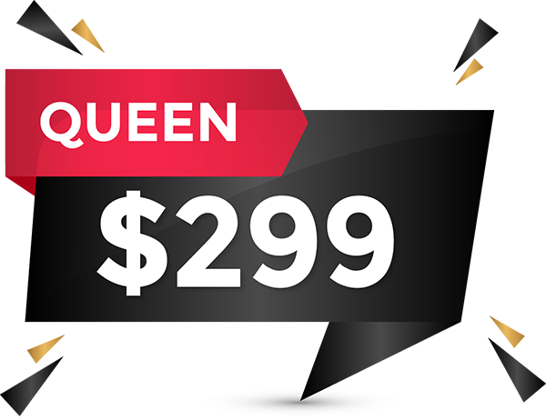 Normal Bedframe with Leg - Queen