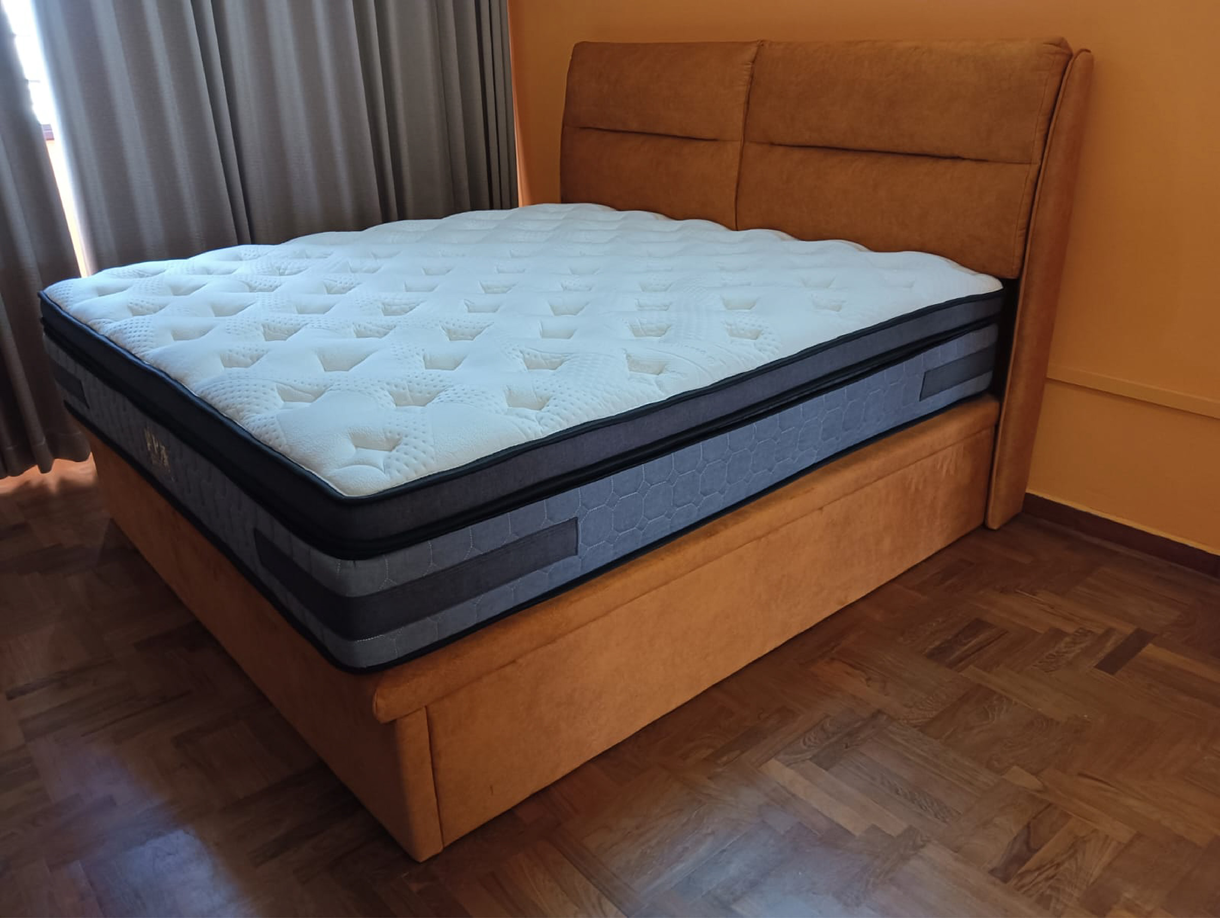 Storage Bedframe Queen Mattress
